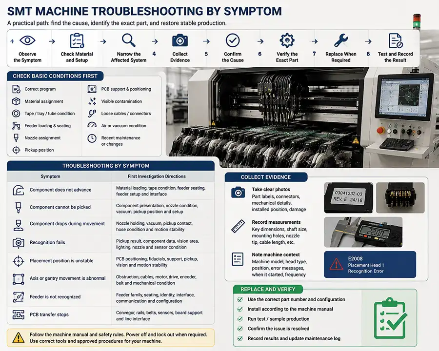 SMT Machine Troubleshooting: Which Part Should You Check First?